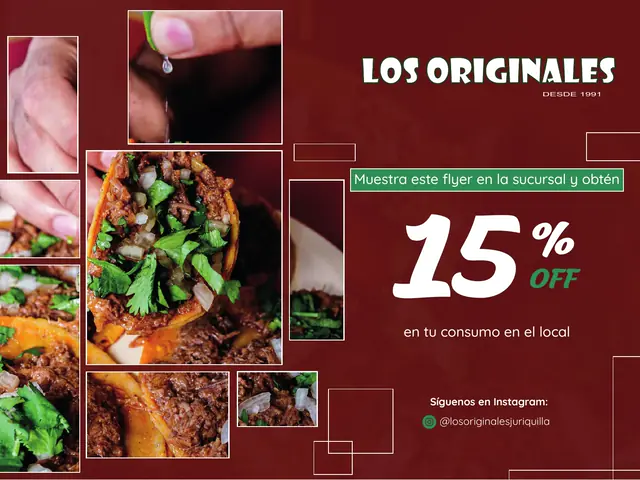 Los Originales — Menús